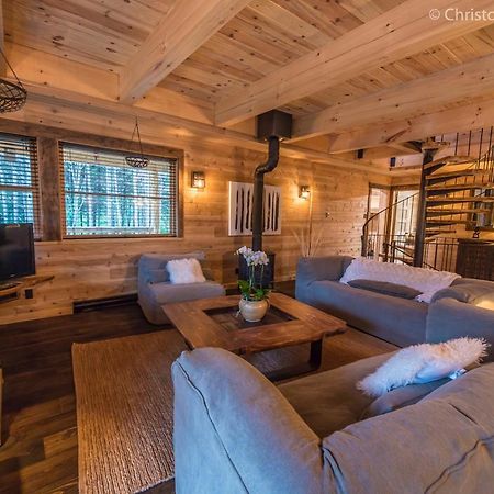 Chalet Tao Par Les Chalets Spa Canada Ла-Мальбе Экстерьер фото