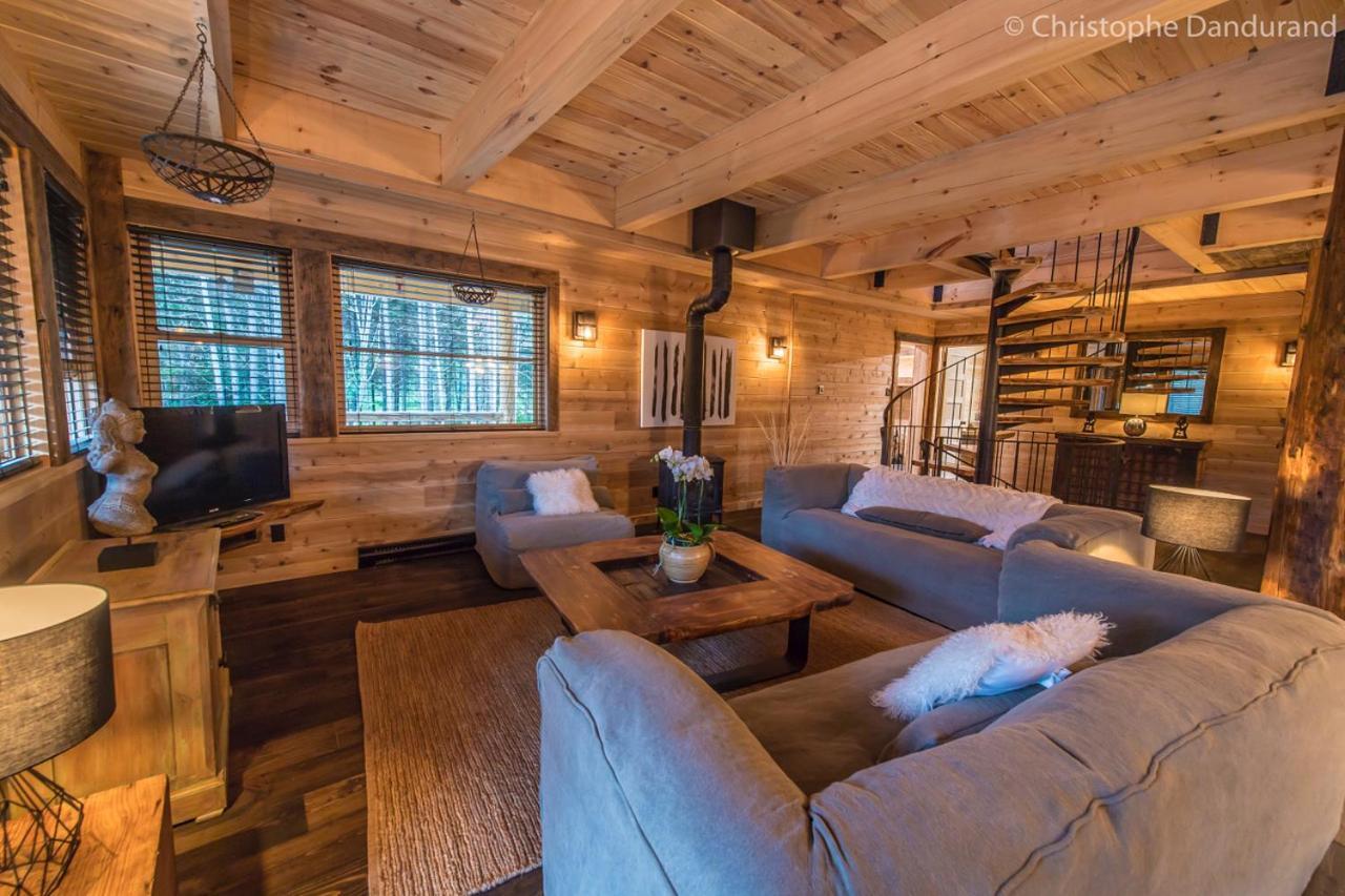 Chalet Tao Par Les Chalets Spa Canada Ла-Мальбе Экстерьер фото