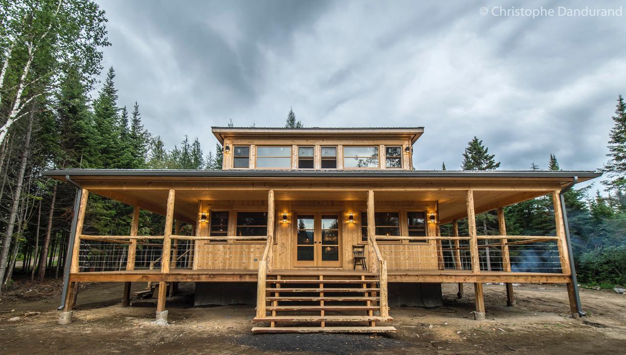 Chalet Tao Par Les Chalets Spa Canada Ла-Мальбе Экстерьер фото