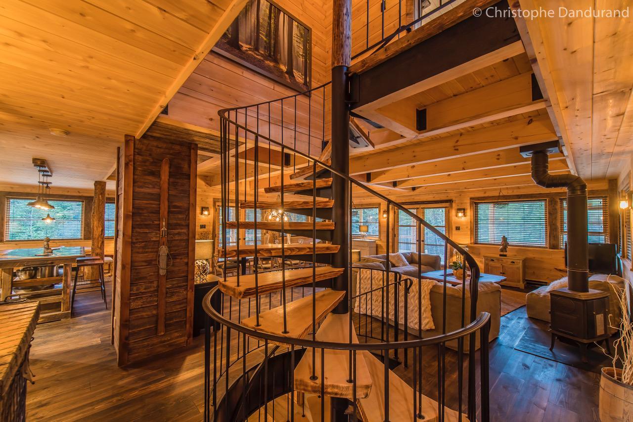 Chalet Tao Par Les Chalets Spa Canada Ла-Мальбе Экстерьер фото